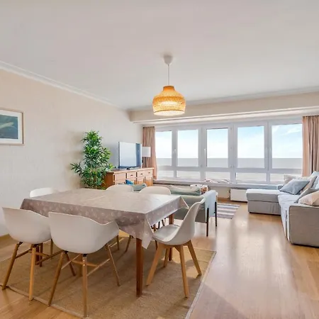 Zonnig Familie App Op Zeedijk Met Zeezicht Voor 6p * Ostende